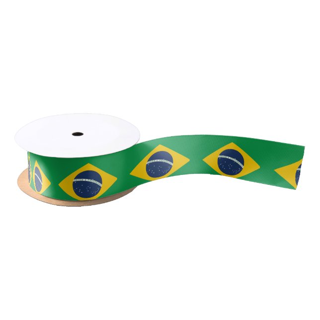 Flagge Brasiliens Satinband (Spule)