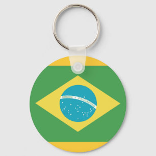 Flagge Brasiliens Schlüsselanhänger
