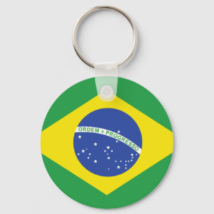 Flagge Brasiliens Schlüsselanhänger