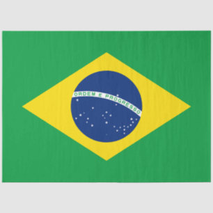 Flagge Brasiliens Seidenpapier
