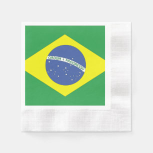 Flagge Brasiliens Serviette