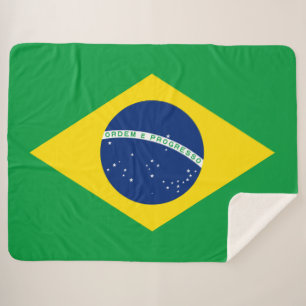 Flagge Brasiliens Sherpadecke