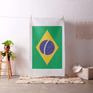 Flagge Brasiliens Stoff