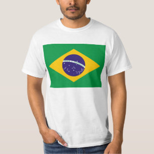 Flagge Brasiliens T Shirt