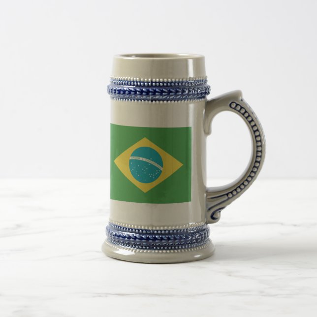 Flagge Brasiliens Tasse (Rechts)