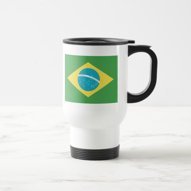 Flagge Brasiliens Tasse (Rechts)