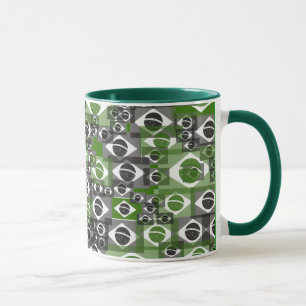 Flagge Brasiliens Tasse