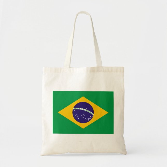 Flagge Brasiliens Tragetasche (Vorne)