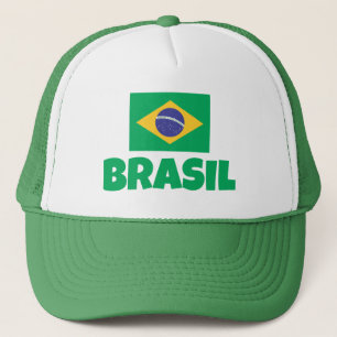 Flagge Brasiliens Truckerkappe