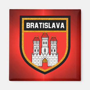Flagge Bratislava Magnet