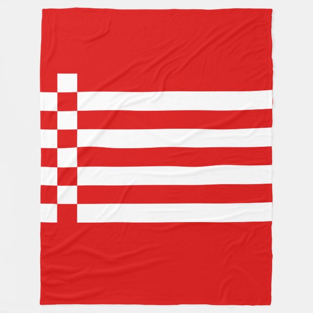 Flagge Bremen Fleece Blanket (Vorderseite)