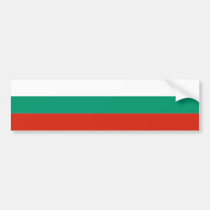 Flagge Bulgariens Autoaufkleber