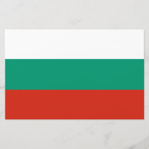Flagge Bulgariens Briefpapier