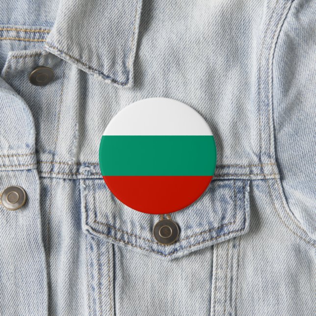 Flagge Bulgariens Button (Beispiel)