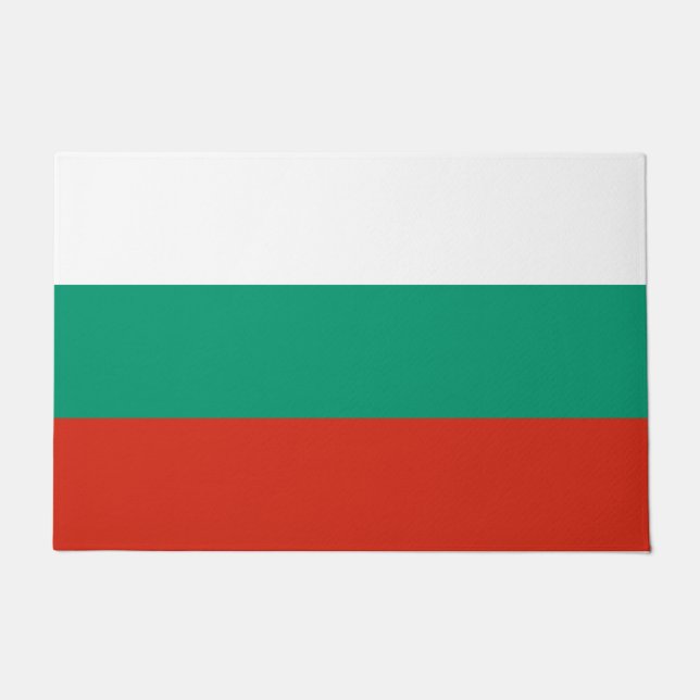 Flagge Bulgariens Fußmatte (Vorderseite)