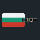 Flagge Bulgariens Gepäckanhänger<br><div class="desc">Flagge Bulgariens</div>