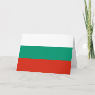 Flagge Bulgariens Karte