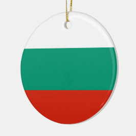 Flagge Bulgariens Keramik Ornament