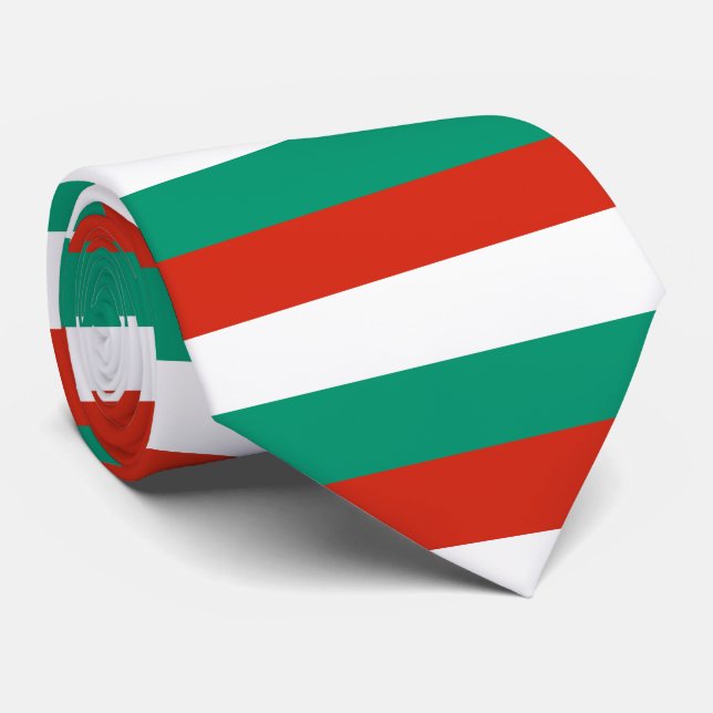 Flagge Bulgariens Krawatte (Gerollt)