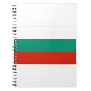 Flagge Bulgariens Notizblock