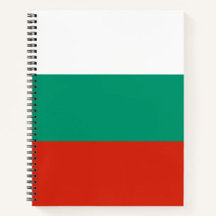 Flagge Bulgariens Notizbuch