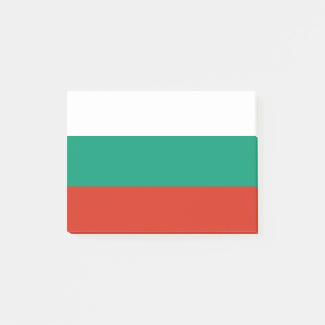 Flagge Bulgariens - Post-it®-Hinweise Post-it Klebezettel (Vorderseite)