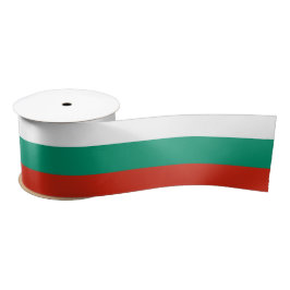 Flagge Bulgariens Satinband