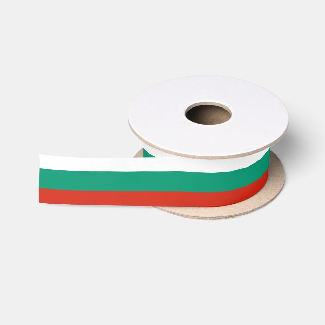 Flagge Bulgariens Satinband (Spule)