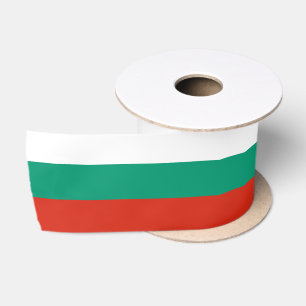 Flagge Bulgariens Satinband