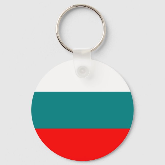 Flagge Bulgariens Schlüsselanhänger (Vorderseite)