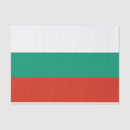Flagge Bulgariens Seidenpapier