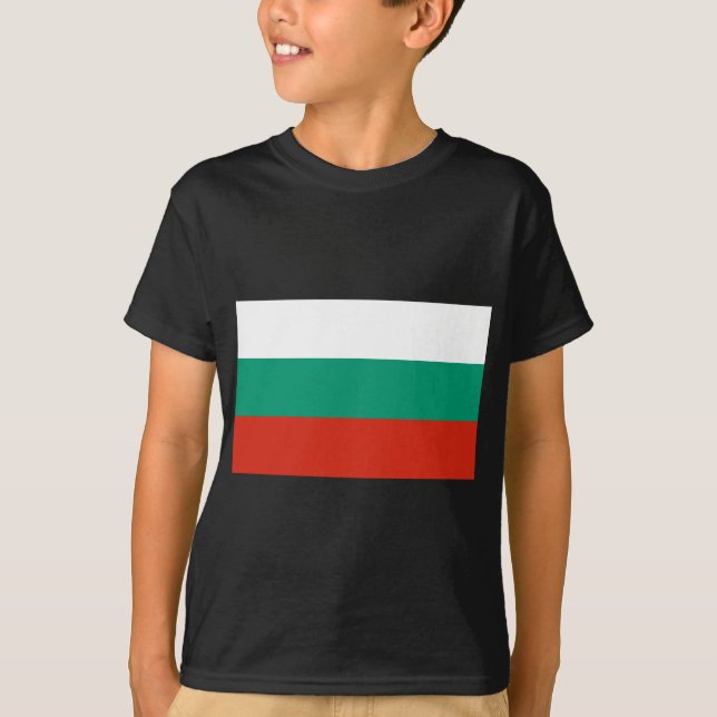 Flagge Bulgariens T-Shirt (Vorderseite)