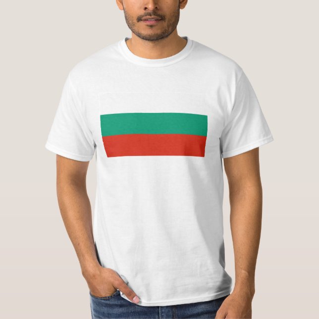 Flagge Bulgariens T-Shirt (Vorderseite)