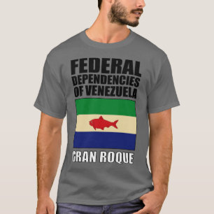 Flagge Bundesstaatlicher Abhängigkeiten Venezuelas T-Shirt