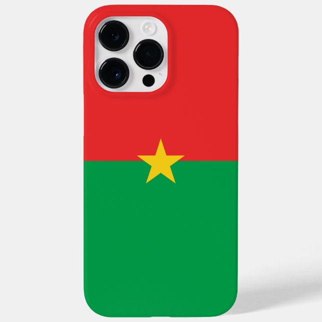 Flagge Burkina Faso Case-Mate iPhone 14 Pro Max Hülle (Rückseite)