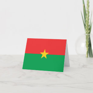 Flagge Burkina Faso Karte