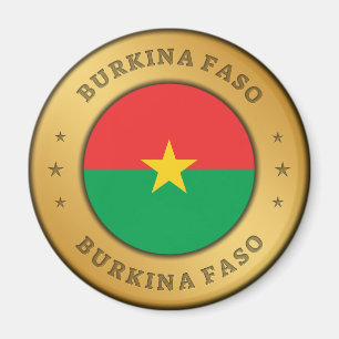 Flagge Burkina Faso Magnet