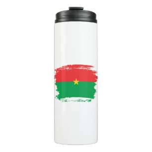 Flagge Burkina Faso Thermosbecher