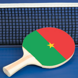 Flagge Burkina Faso Tischtennis Schläger