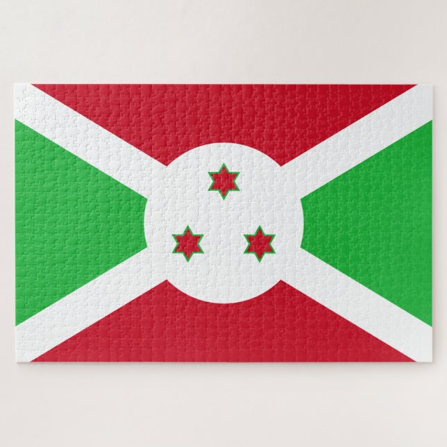 Flagge Burundis (Horizontal)
