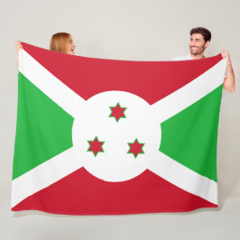 Flagge Burundis Fleecedecke