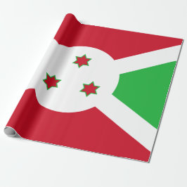 Flagge Burundis Geschenkpapier