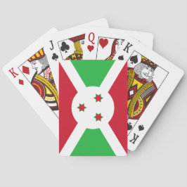 Flagge Burundis Spielkarten