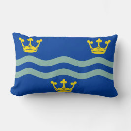 Flagge Cambridgeshire (Landkreis UK) Lumbar Pillow Lendenkissen
