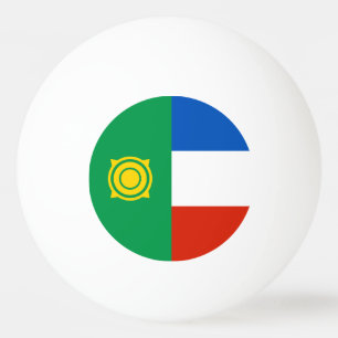 Flagge Chakassiens Tischtennisball