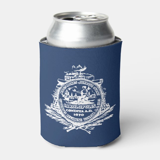 Flagge Charleston, South Carolina Can Cooler Dosenkühler (Kanne Vorderseite)
