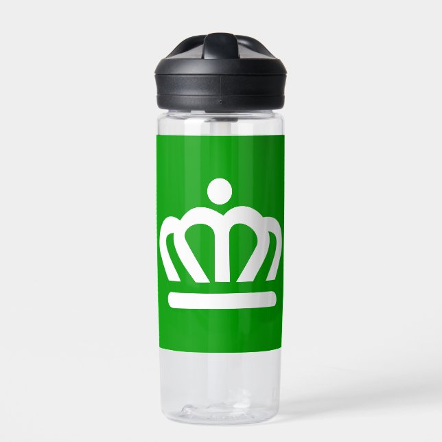 Flagge Charlotte, North Carolina Wasserflasche Trinkflasche (Vorderseite)
