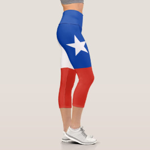 Flagge Chiles Capri Leggings