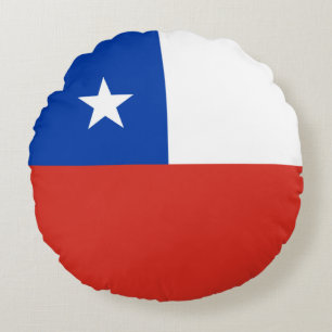 Flagge Chiles Rundes Kissen
