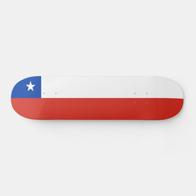 Flagge Chiles Skateboard (Horizontal)